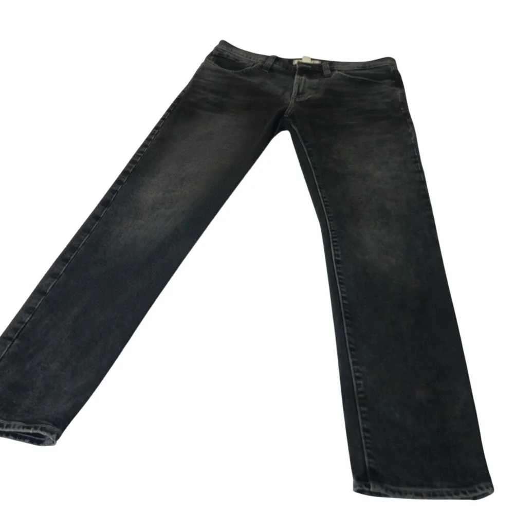Madewell Jeans Mens‎ 34x34 Black Slim Fit Faded Dark Wash Denim Pants
